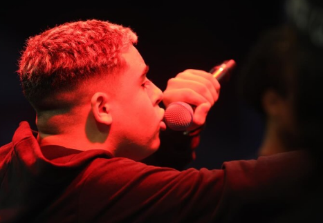 Lz no palco e em batalhas